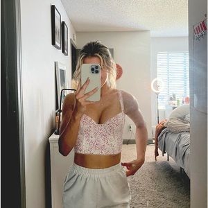 Corset White Fox Tank Top